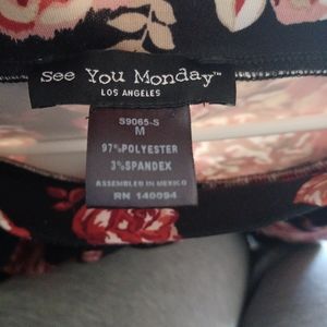 See you Monday skirt